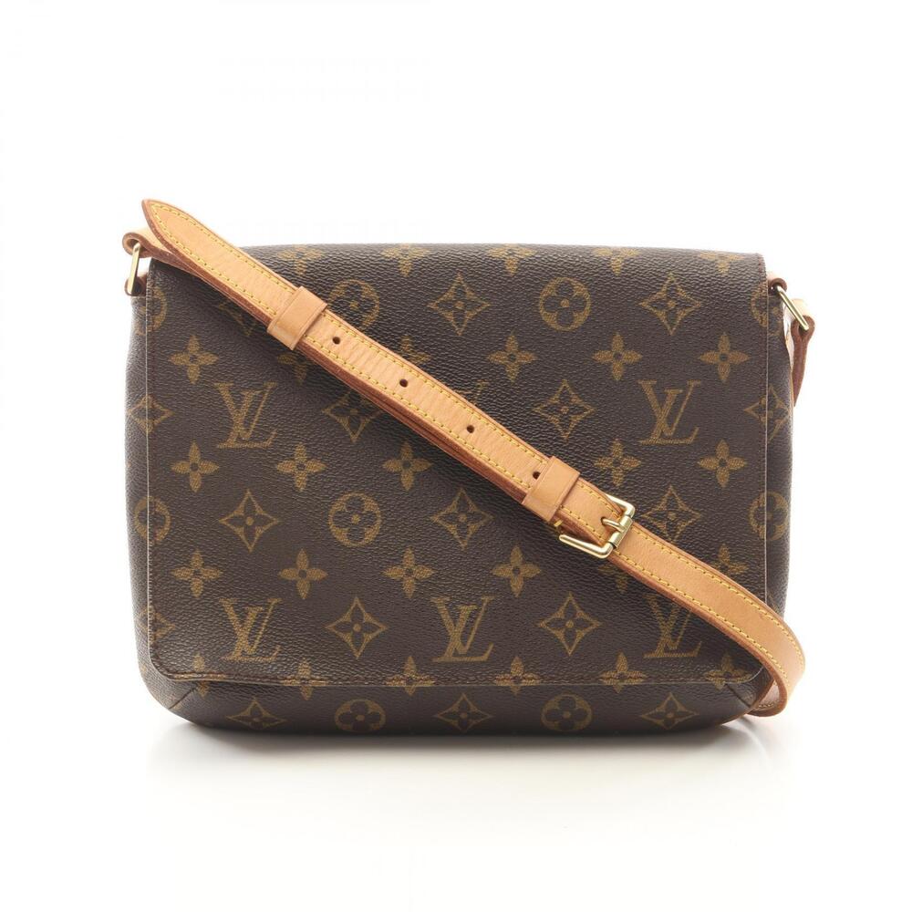 Louis Vuitton Musette Tango Short Strap Monogram Shoulder Bag Canvas Leather